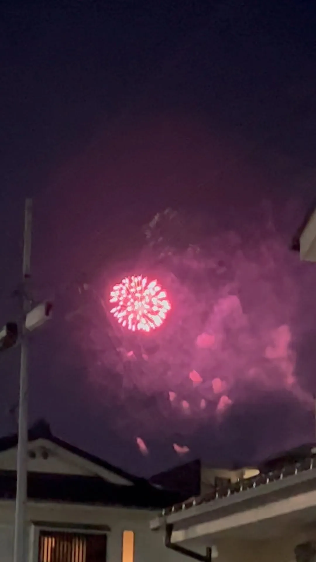 7/29に行われた富士森公園の花火大会の様子です💖